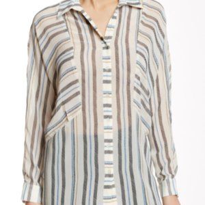 Anthropologie RO&DE  Button-Up Bust Seam